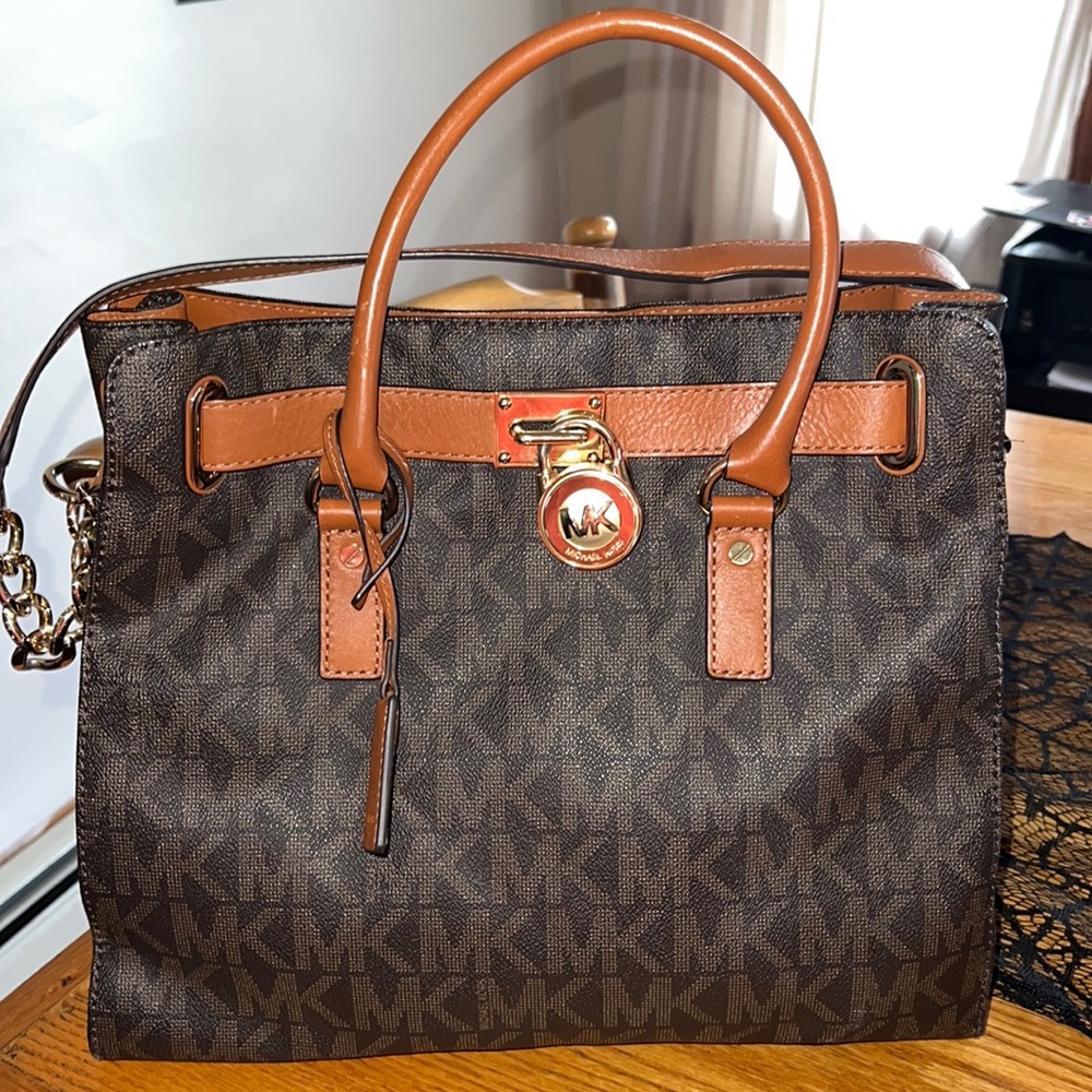 Certified Michael Kors Lock and Key Large Tote Bag